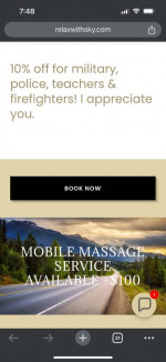 Book Your Massage Now At RelaxWithSky.com