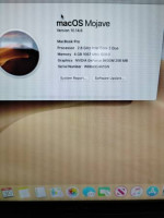 MacBook Pro 15" 2.8 GHZ NVIDIA GPU 4GB RAM/500 GB HD MacOs Hi Sierra