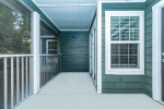 Microwave, 2-inch Faux Wood Blinds, Vaulted Ceilings