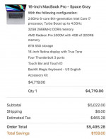 NEW Apple MacBook Pro (16-inch 2019) 2.6GHz i7 / 8TB SSD / 32GB RAM