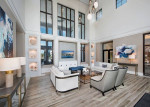 High-Tech Internet Café, Beautiful Resident Lounge, LED Lighting