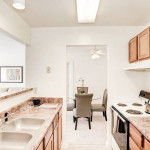 Refrigerator, Oven, Linen Closet