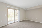 Dining Area, Quartz Countertops, Mini Blinds