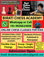 Chess Online Class For Kids age 05-16.Call or Whatsapp Now +91-9836614608