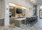 Powder rooms in select residences, Stylish private cabanas