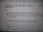MacBook Pro (13-inch, Mid 2012)