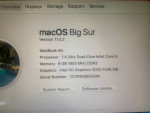 13” Macbook Air 1.4i5 8r 128sd / 2014