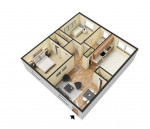 Balcony/Patio, Smoke Free, Vinyl Flooring