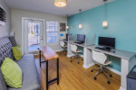 2/bd, Resident Work Space, Modern Kitchen