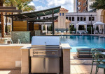 Stylish private cabanas, Electric car charging stations