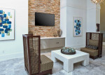 Stylish private cabanas, Electric car charging stations