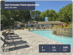 A new perspective on living: 2 BR, 2.5 BA, 1350 Sq Ft!