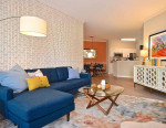 This upper level unit has been remodeled and has been freshly painted