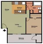 Charming 1x1 Apartment Home