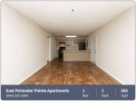 Beautiful 1 bedroom, 1 bathroom with gorgeous views! 555 Sq Ft!