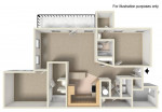 Live a life you'll love in a gorgeous renovated 2 bed / 2.5 bath!