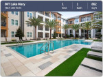 Plenty of space and amazing views from this 862 sq ft 1 bed/1 bath!