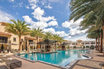 Stylish private cabanas, Spacious 9' ceilings