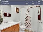 Beautiful 784 Sq Foot 1 bed / 1 bath in peaceful quiet neighborhood