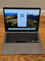 2020 Apple Macbook Pro M1 13" (16GB RAM/256 GB SSD)