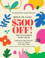York Towne Apartments!