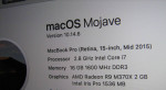 Macbook 15in Retina Mid 2015 Dual Graphics 16mb