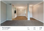 A new perspective on living: 2 BR, 1.5 BA, 1160 Sq Ft!