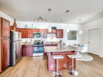 Studio, Faux-Wood Blinds, Gourmet Outdoor Kitchen