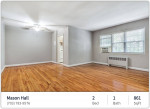 2 bed / 1 bath apt at Mason Hall located by public transit