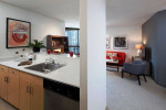 Great unit with balcony, heated pool, gym, door staff, party room