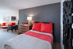 Great unit with balcony, heated pool, gym, door staff, party room