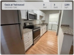 Great 3 bed, 3 bath and your own private washer/dryer! Visit today!