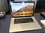 Apple MacBook Pro 15 2010 i5 2.4Ghz 8GB RAM 500GB SSD High Sierra
