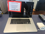 Apple MacBook Pro 15 2010 i5 2.4Ghz 8GB RAM 500GB SSD High Sierra
