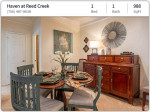 Enjoy a 1 BR / 1 BA surrounded by a tranquil natural setting