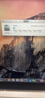 Apple macbook pro 15.4 inch i7 256 ssd 16 gb ram