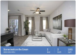 Fully carpeted comfortable floorplans at Stonecreek on the Green