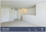 Comfortable living. Conveniently located, spacious 1 bed 1 bath!
