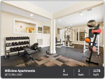 A touch of modern living: 2 BR, 1178 Sq Ft.