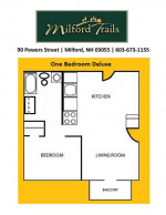 1 Bedroom deluxe with walk in closet!
