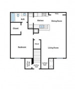 1 bed 1 bath in Waterford Available!! SPECIAL!!