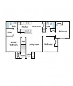 3 bedroom 2 Bath in unit laundry right here in Waterford!!