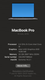 MacBook Pro 16-inch 2019