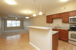 Maximizing space efficiency: These large cabinets seamlessly conceal.