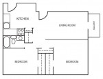 Huge 2 bedroom with balcony coming available on 4/29/24!