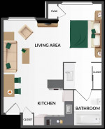 Studio Apartment- All Utilities Included