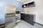 On-site Maintenance, On-Site Parking, Furnished Unit*, Blinds