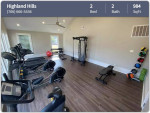 Ready to lease! Beautifully designed 2 bed 2 bath apartment