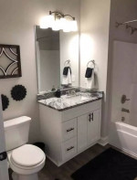 Ready to lease! Beautifully designed 2 bed 2 bath apartment