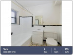 Don't wait! This spacious 1 bed, 1 bath will go fast! 755 Sq Ft!